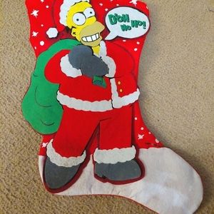 Homer Simpson Christmas Stocking
